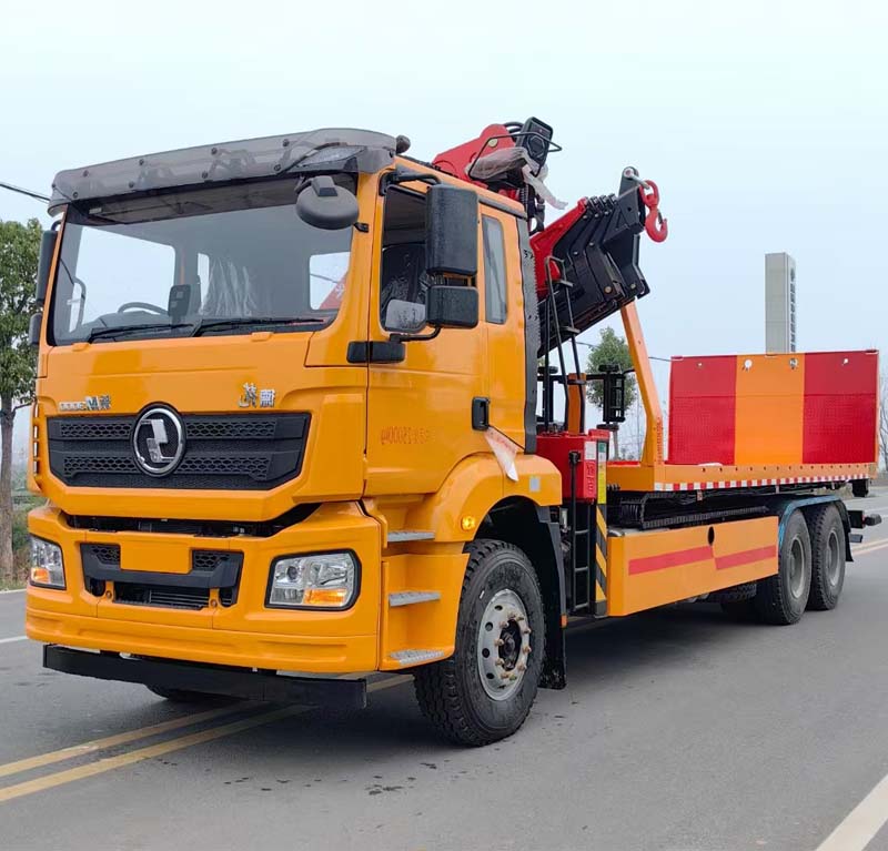 Tow truck with crane