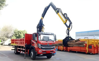 Log grappling machine, timber grappling machine