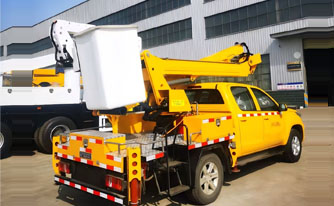 Pickup mounted aerial platform
