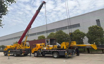 Case Study: Cost-Effective & Safe Delivery of a 10t Truck Crane to an Overseas Customer